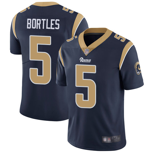 Los Angeles Rams Limited Navy Blue Men Blake Bortles Home Jersey NFL Football #5 Vapor Untouchable->youth nfl jersey->Youth Jersey